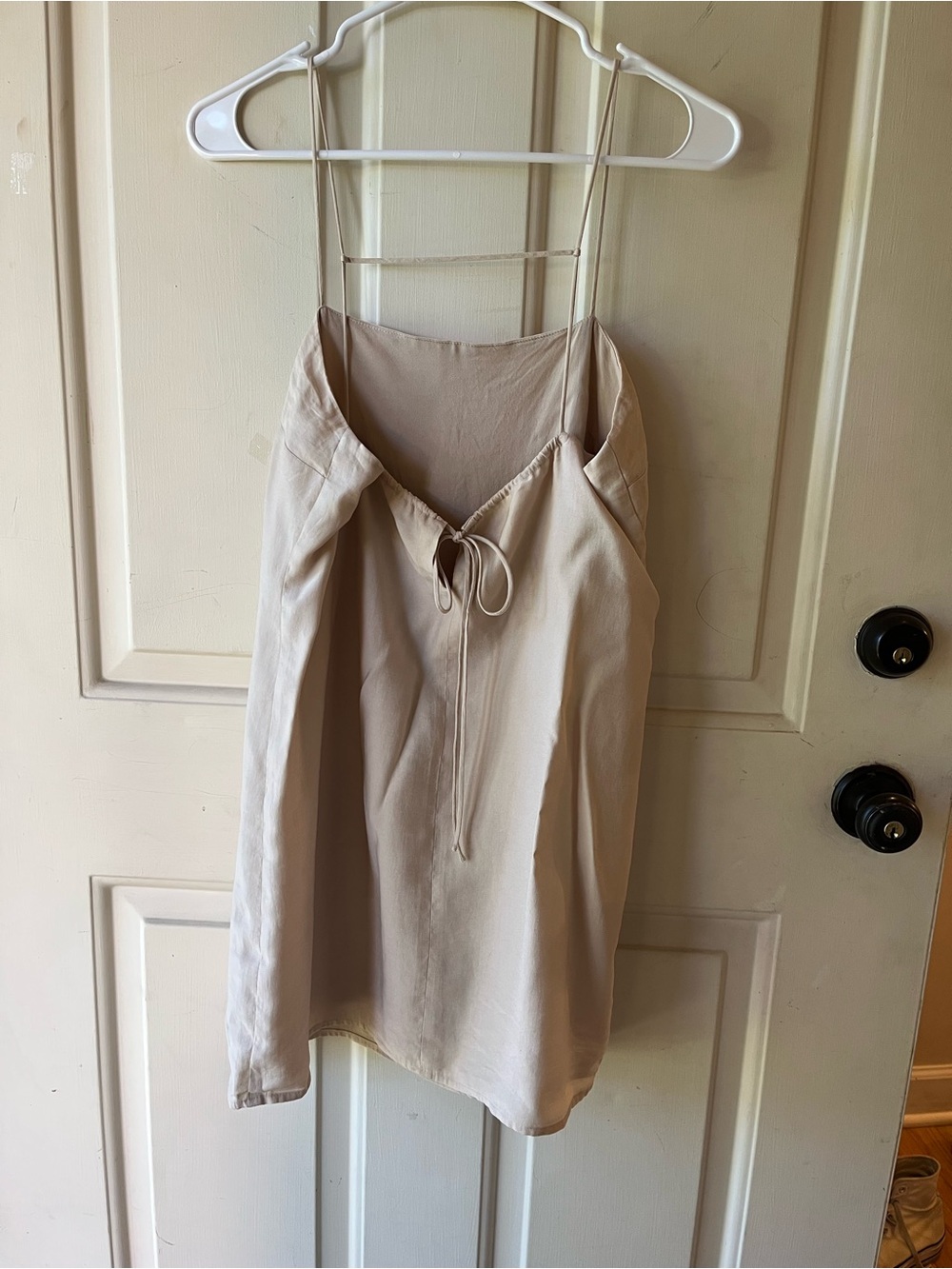 Gianni Bini Mini Dress - Light Beige size Small - Picture 4 of 12